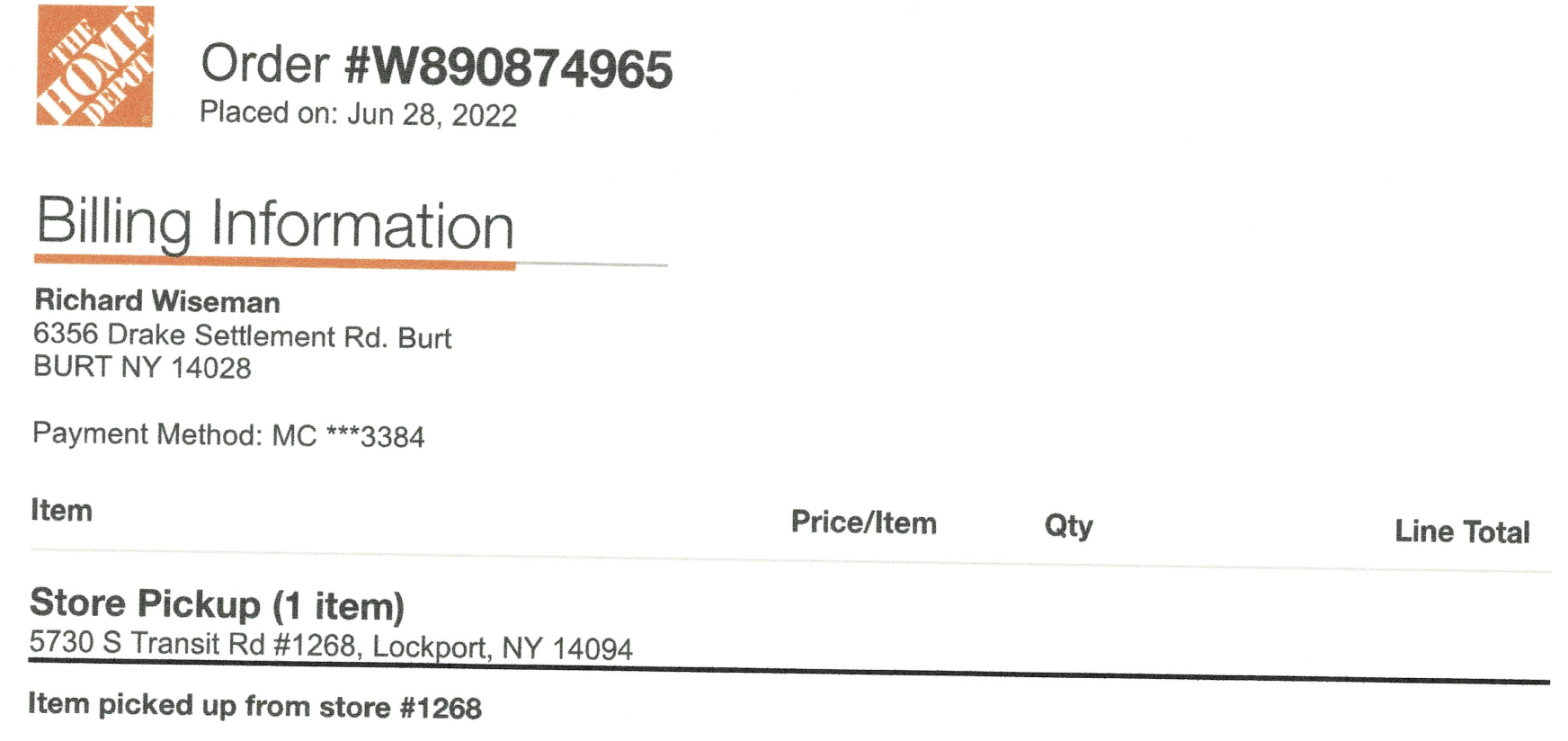 Home Depot Customer Service Complaints Department